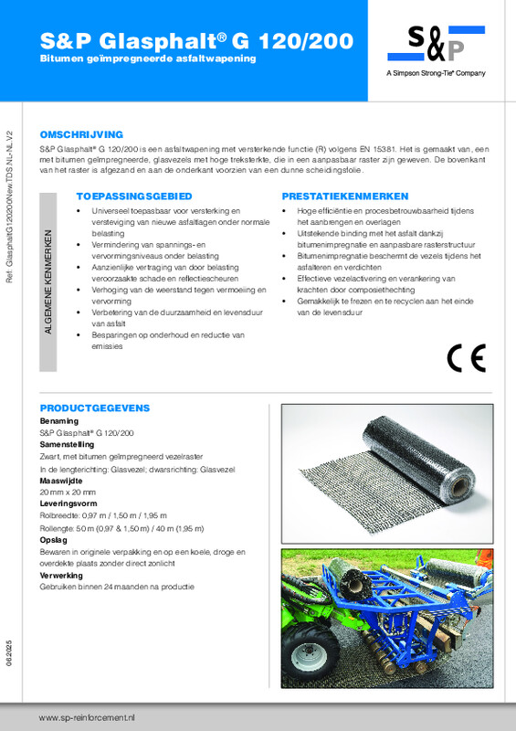 Productblad S&P Glasphalt® G 120/200 (TDS)