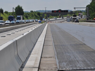 Holledau Bridge Asphalt Reinforcement Installed